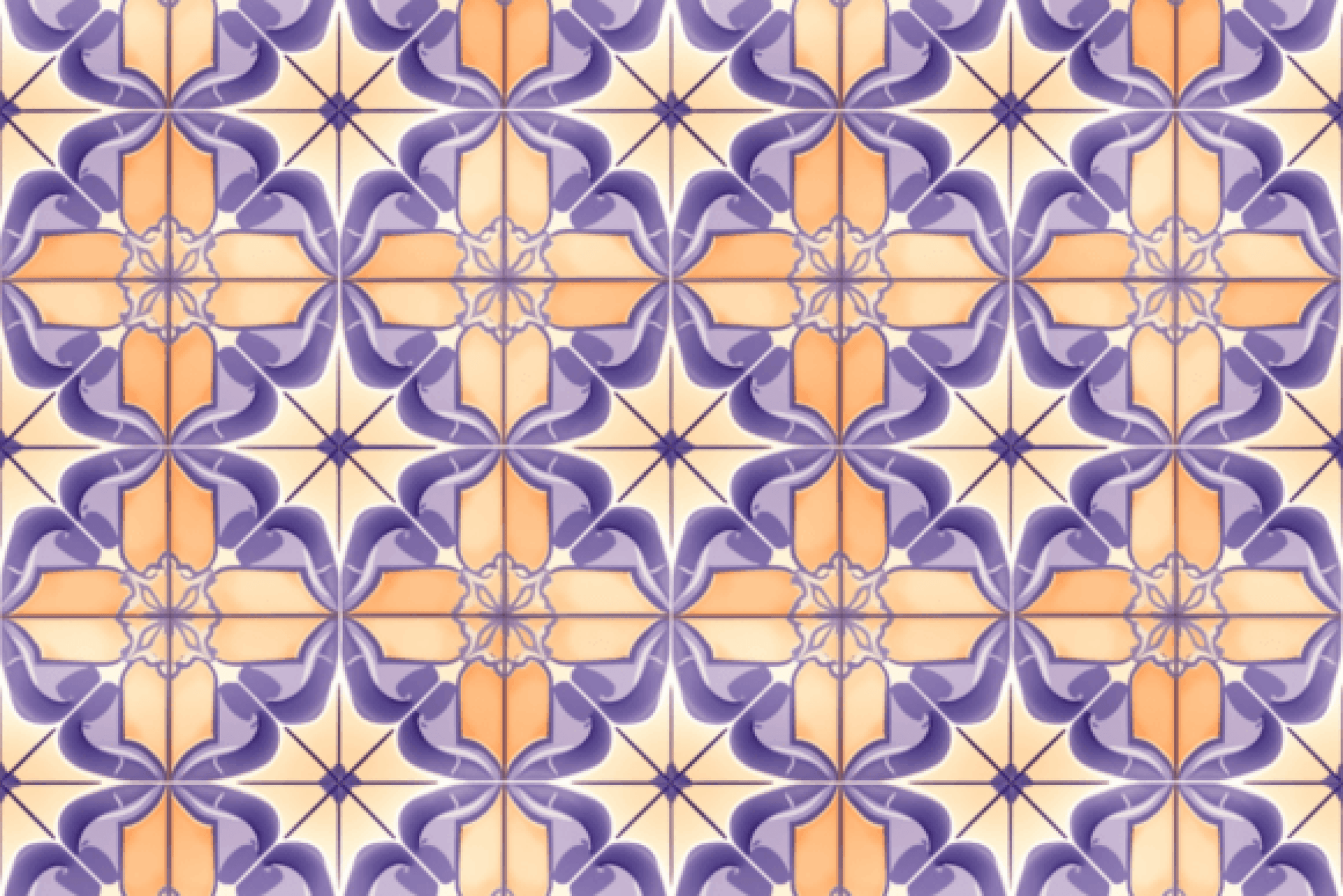 Seamless Topaz Purple Moroccan Tile Design - CraftNest - Digital Crafting and Art