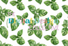 Seamless Garden Floral Design Collection