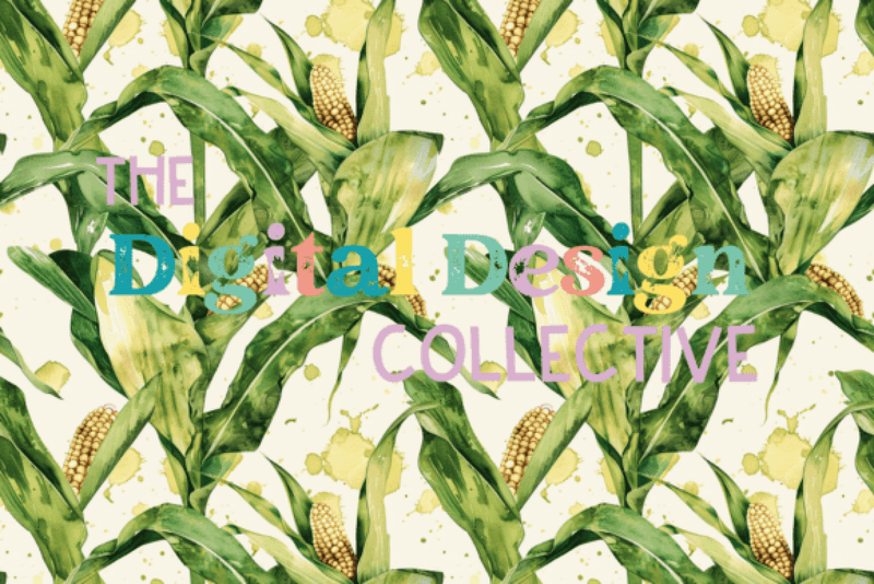 Seamless Garden Floral Design Digital Paper - CraftNest - Digital Crafting and Art