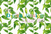 Seamless Garden Vegetable Digital Paper
