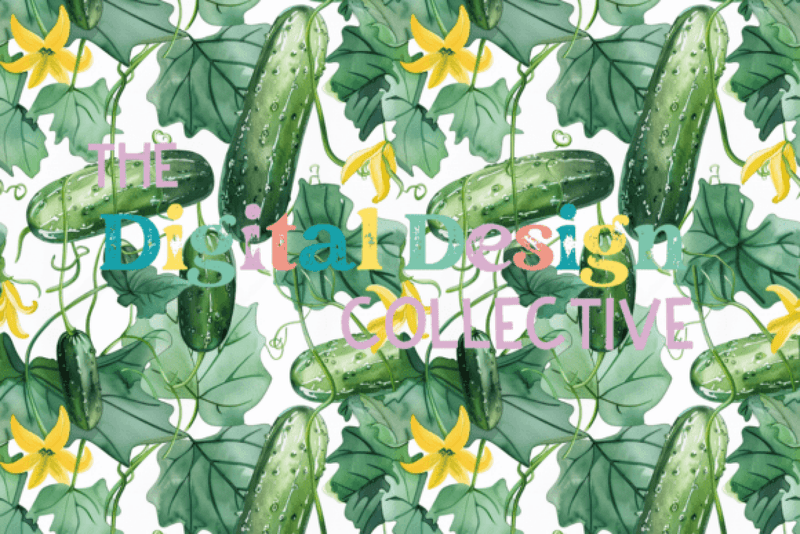 Seamless Garden Vegetable Digital Paper - CraftNest - Digital Crafting and Art