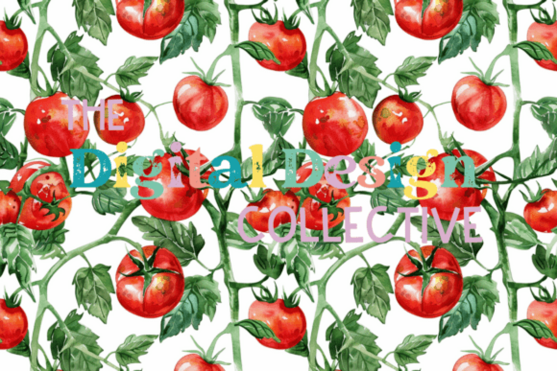 Seamless Garden Vegetable Digital Paper - CraftNest - Digital Crafting and Art