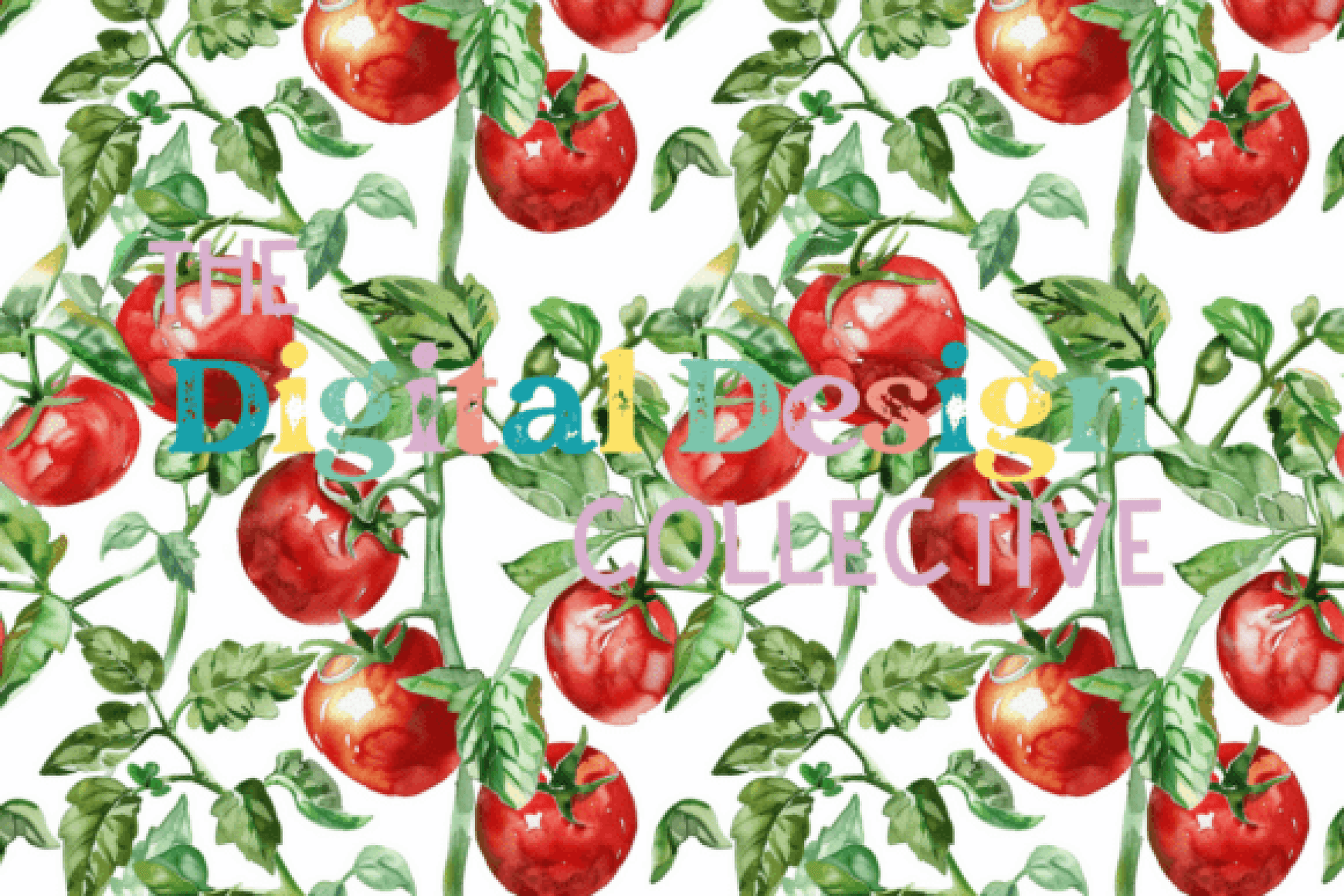 Seamless Garden Vegetable Digital Paper - CraftNest - Digital Crafting and Art