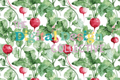 Seamless Garden Vegetable Digital Paper - CraftNest - Digital Crafting and Art