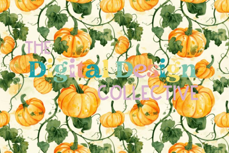 Seamless Garden Vegetable Digital Paper - CraftNest - Digital Crafting and Art