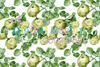 Seamless Garden Vegetable Digital Paper