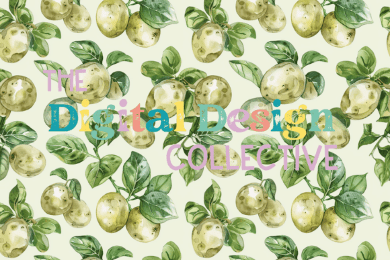 Seamless Garden Vegetable Digital Paper - CraftNest - Digital Crafting and Art