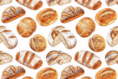 Seamless Sourdough Bread Digital Paper - CraftNest - Digital Crafting and Art