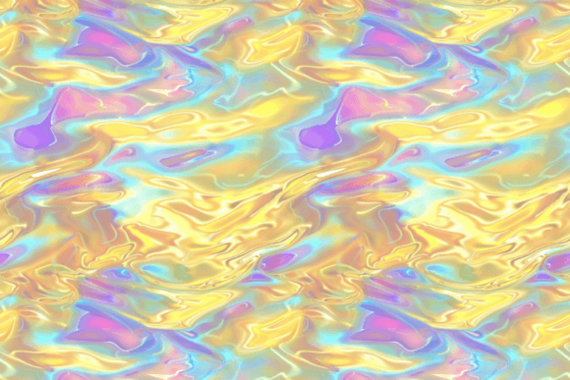 Seamless Yellow Holographic 3D Design Papers - CraftNest - Digital Crafting and Art