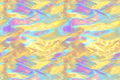 Seamless Yellow Holographic 3D Design Papers - CraftNest - Digital Crafting and Art