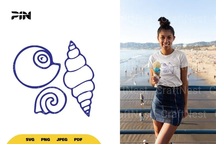 Seashell SVG Bundle - CraftNest - Digital Crafting and Art