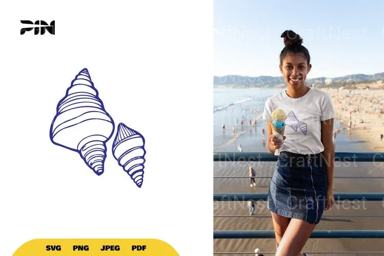 Seashell SVG Bundle - CraftNest - Digital Crafting and Art