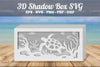 Seaturtle Underwater Scene Shadow Box SVG Bundle