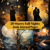 Starry Fall Nights Junk Journal Pages