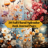 Fall Floral Splendor Junk Journal Pages