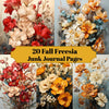 Freesia Junk Journal Pages