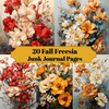 Freesia Junk Journal Pages