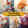 Fall Foliage Junk Journal Pages
