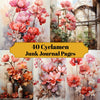 Cyclamen Junk Journal Pages