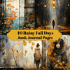 Rainy Fall Days Junk Journal Pages