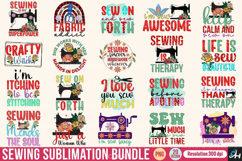 Sewing Clipart Bundle - CraftNest - Digital Crafting and Art