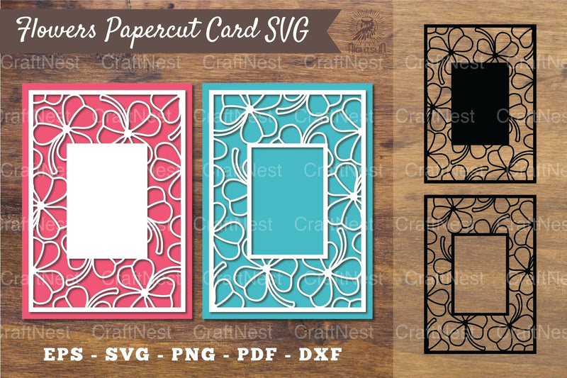 Shamrock Irish Flower Papercut Card Clipart Bundle - CraftNest - Digital Crafting and Art