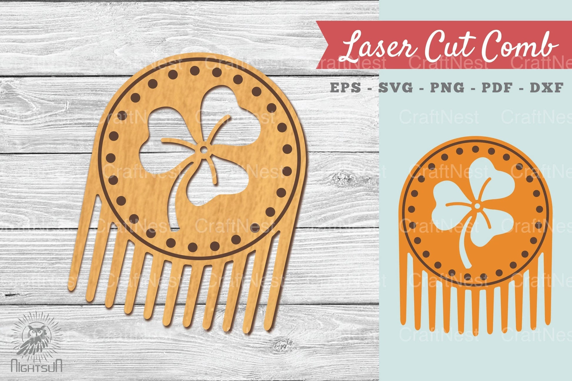 Shamrock Laser Cut Comb SVG Bundle - CraftNest - Digital Crafting and Art