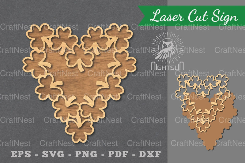 Shamrock Laser Cut Sign Clipart Bundle - CraftNest - Digital Crafting and Art