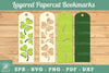 Shamrock Layered Papercut Bookmark Clipart Bundle