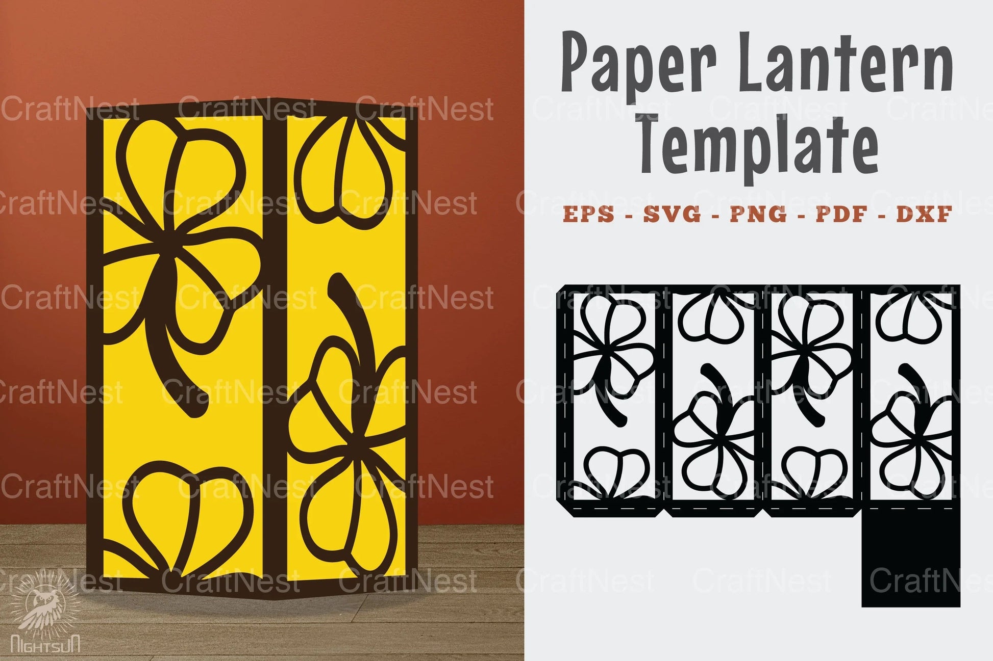 Shamrock Papercut Lantern Template Clipart Bundle - CraftNest - Digital Crafting and Art