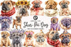 Shar Pei Dog Clipart Bundle