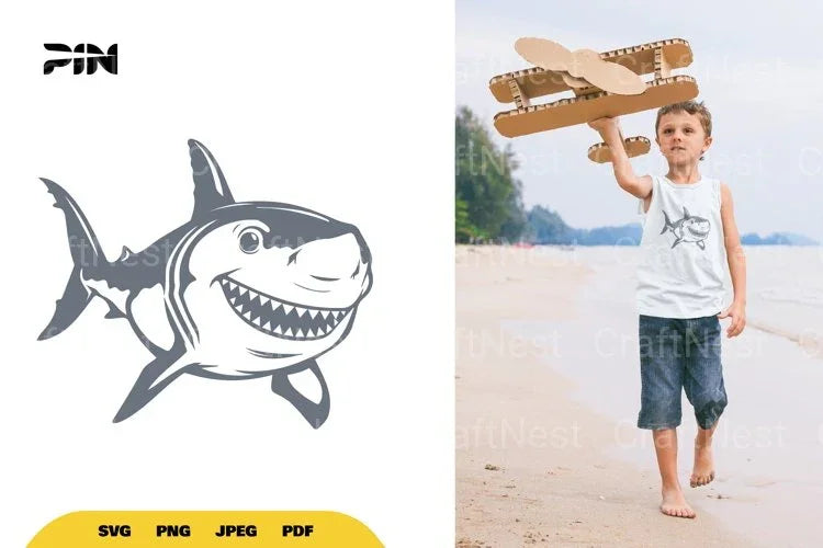 Shark Illustration Clipart Bundle - CraftNest - Digital Crafting and Art