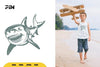Shark Illustration Clipart Bundle