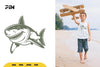 Shark Illustration Clipart Bundle