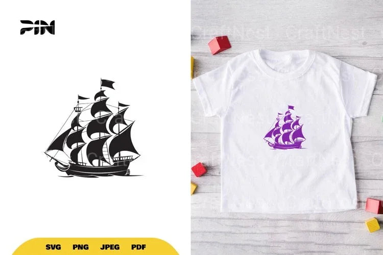 Ship Silhouette SVG Bundle - CraftNest - Digital Crafting and Art