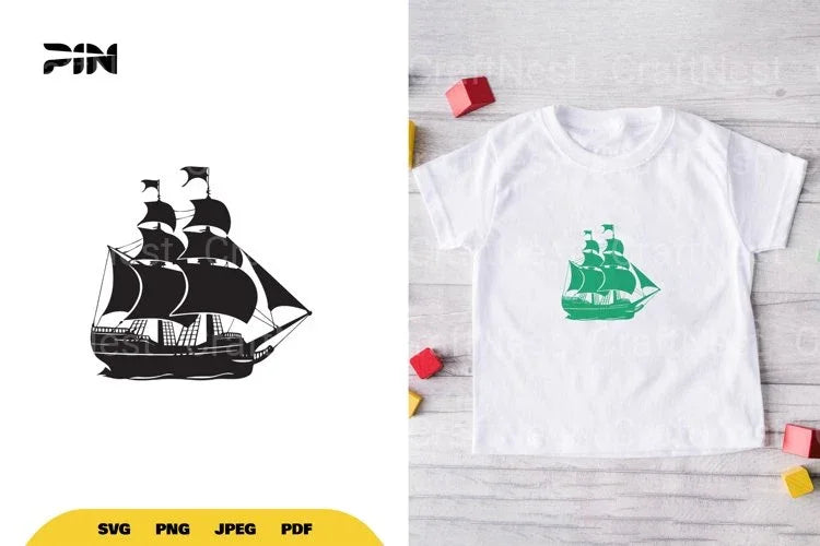 Ship Silhouette SVG Bundle - CraftNest - Digital Crafting and Art