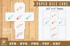 Shooting Star Paper Dice Cube Printable Clipart Bundle