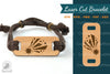 Shooting Stars Laser Cut Bracelet Design