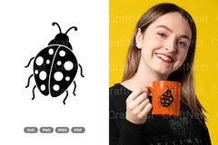 Simple Ladybug Spring SVG Bundle - CraftNest - Digital Crafting and Art