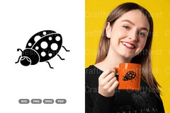 Simple Ladybug Spring SVG Bundle - CraftNest - Digital Crafting and Art