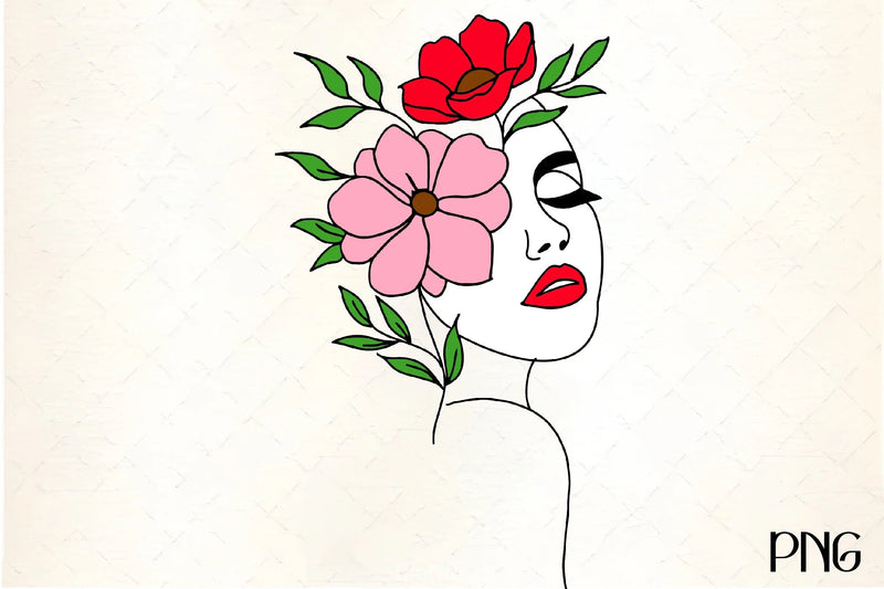 Floral Woman Clipart Bundle 2 - CraftNest - Digital Crafting and Art