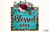 Blessed Nana Leopard Clipart Bundle