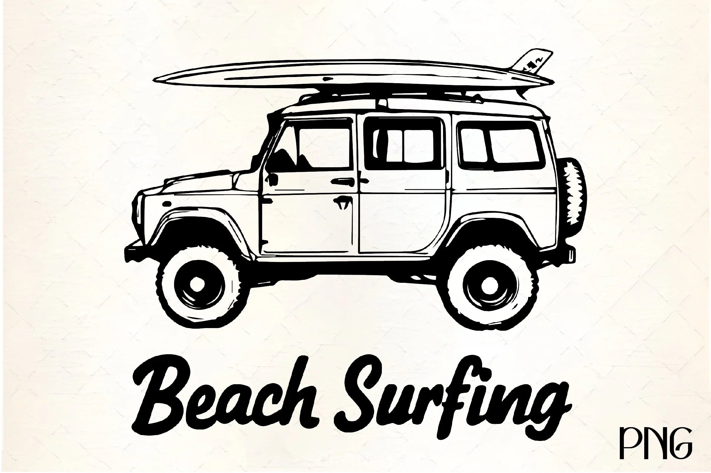 Off Road Car & Surfboard Clipart Bundle - CraftNest - Digital Crafting and Art