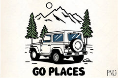 Retro Off Road Vehicle Clipart Bundle - CraftNest - Digital Crafting and Art