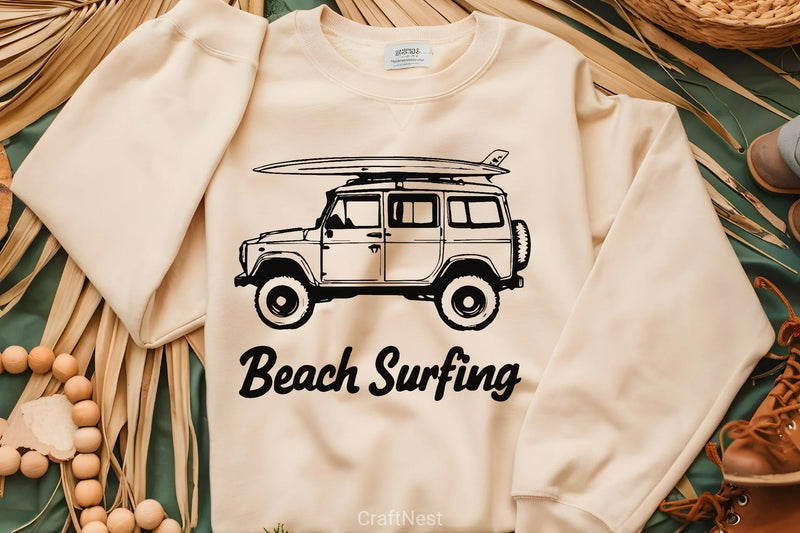 Off Road Car & Surfboard Clipart Bundle - CraftNest - Digital Crafting and Art
