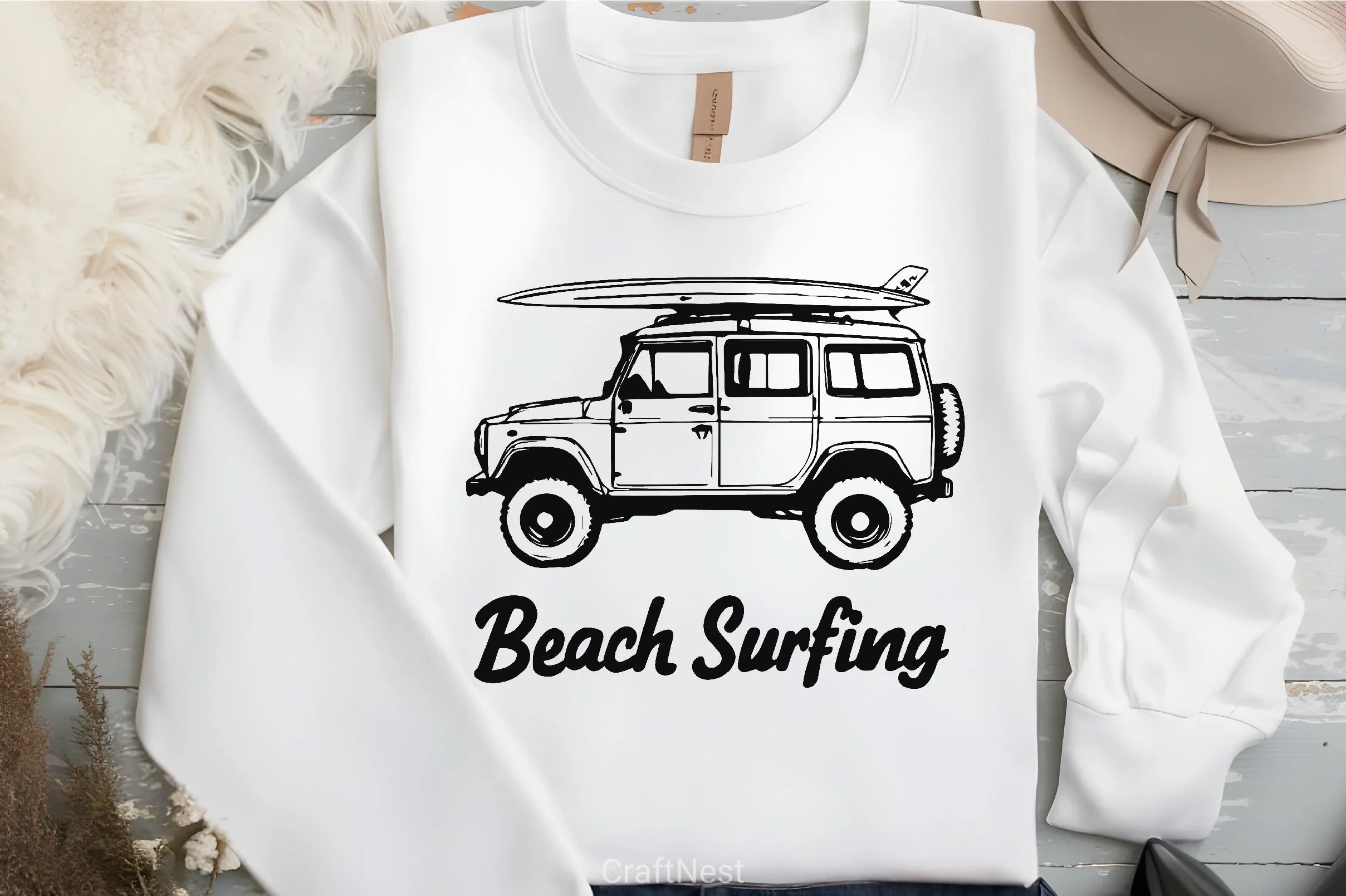 Off Road Car & Surfboard Clipart Bundle - CraftNest - Digital Crafting and Art