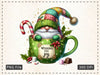 Christmas Hot Cocoa Gnomes Clipart Bundle 4