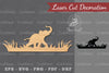 Single Elephant Laser Cut Decoration Clipart Bundle