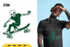 Skate Skull Halloween SVG Bundle Clipart