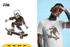 Skate Skull Halloween SVG Bundle